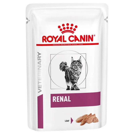 Royal Canin Veterinary Feline Renal Mousse – Hrană Umedă pentru Pisici cu Insuficiență Renală, 85 g